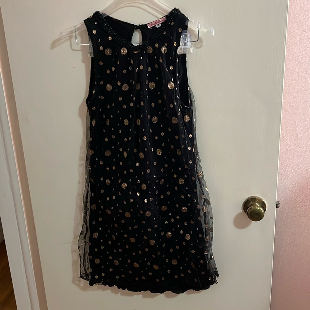 Lu Lu Lame Made in USA Party Dress Size M